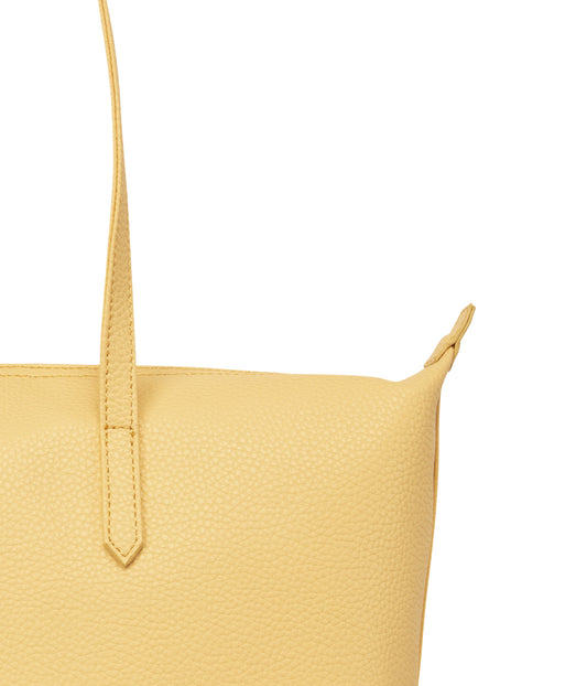 ABBI Vegan Tote Bag - Purity | Color: Yellow - variant::zest