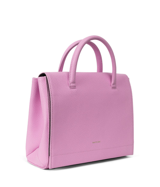 ADEL Vegan Satchel - Purity | Color: Pink - variant::flora