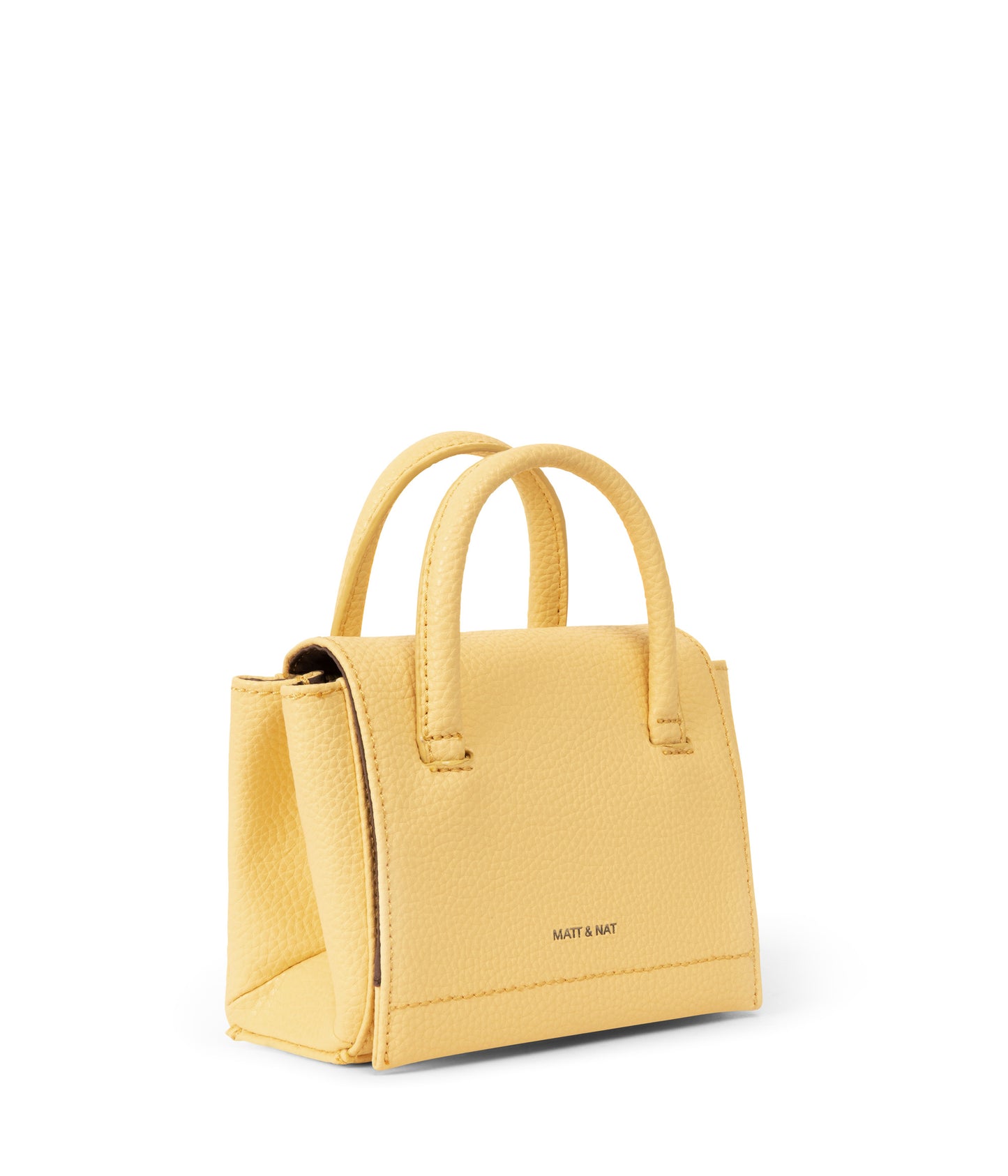 ADEL MICRO Vegan Satchel - Purity | Color: Yellow - variant::zest