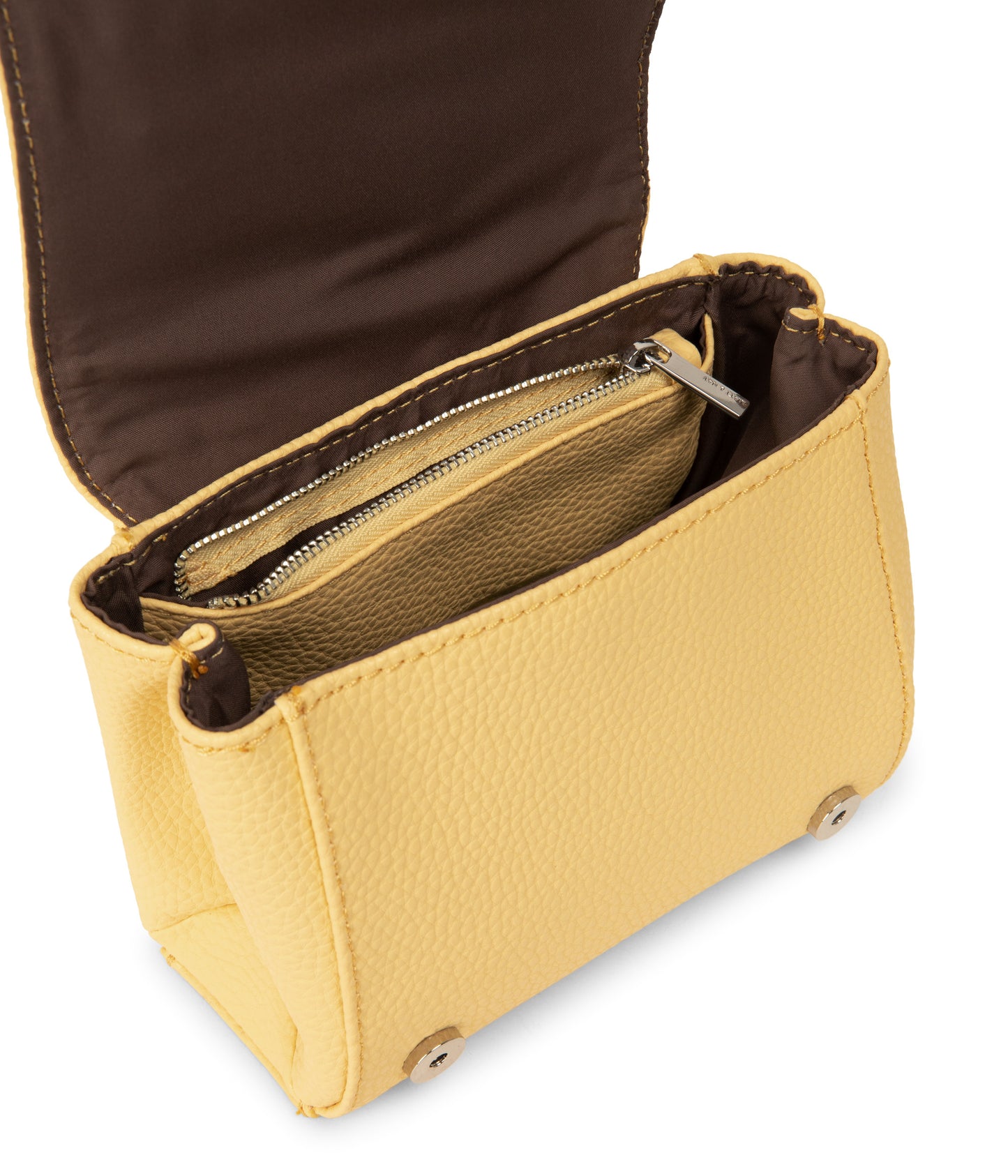 ADEL MICRO Vegan Satchel - Purity | Color: Yellow - variant::zest