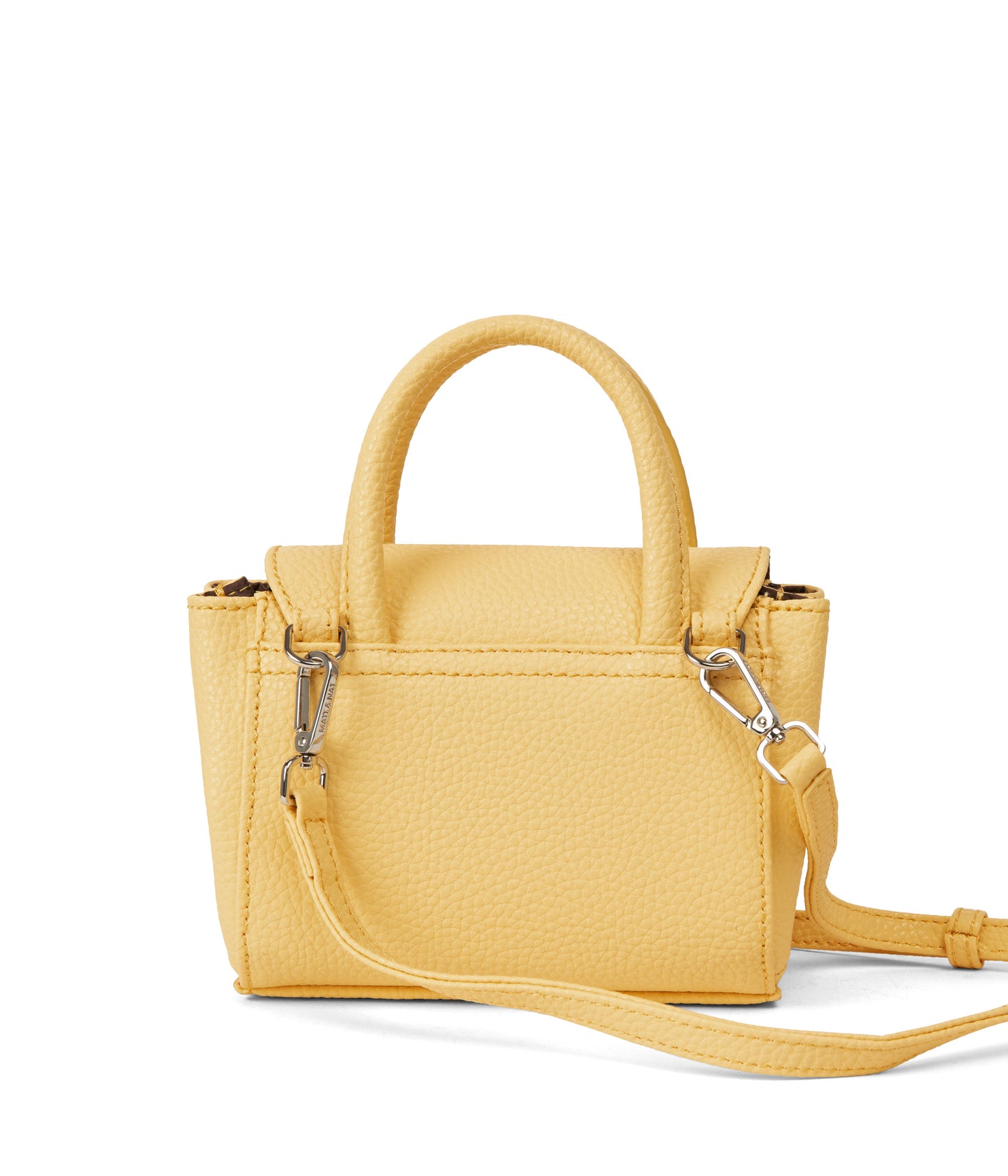 ADEL MICRO Vegan Satchel - Purity | Color: Yellow - variant::zest