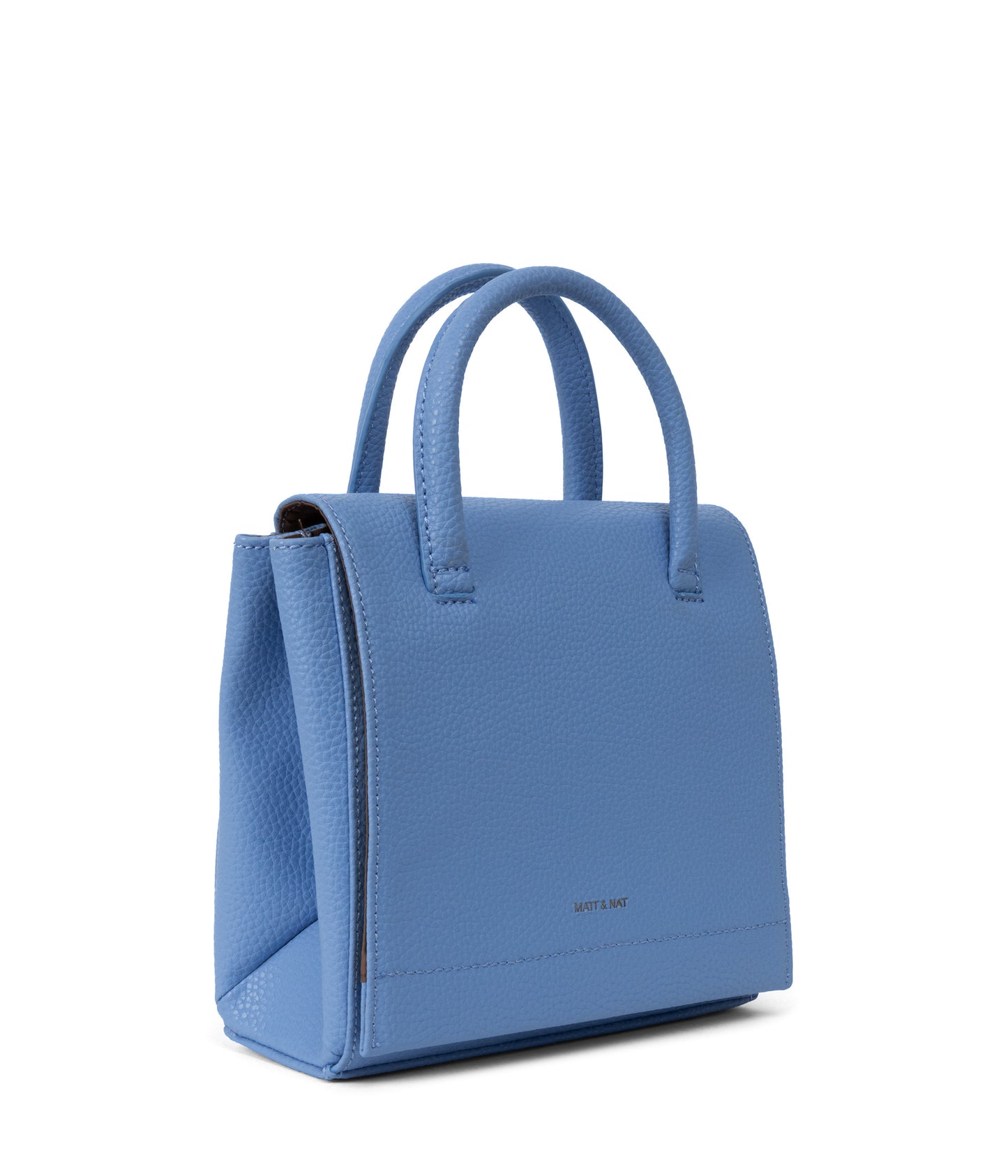 ADELSM Small Vegan Satchel - Purity | Color: Blue - variant::coast