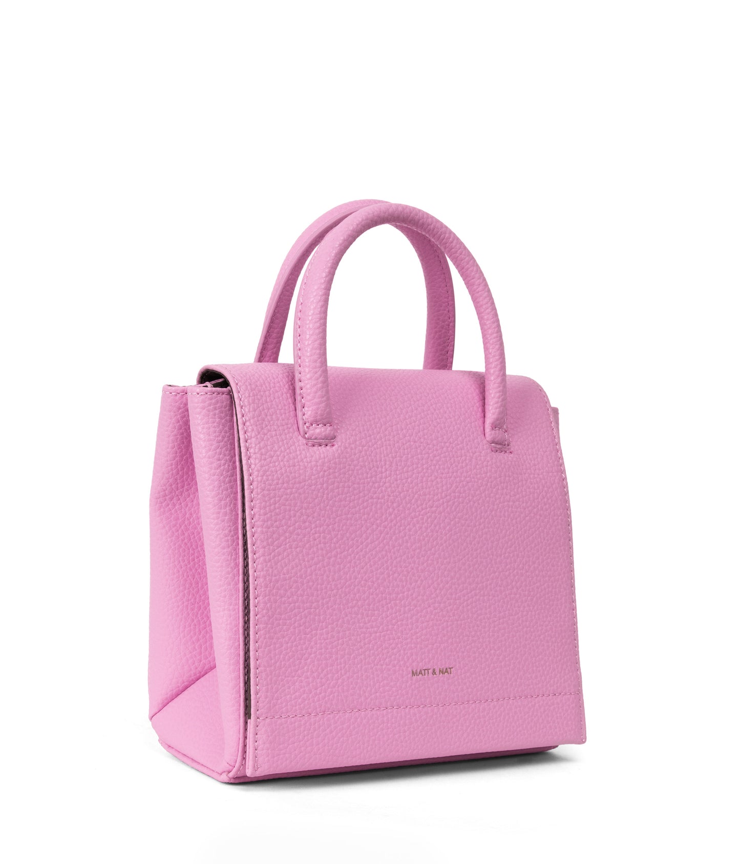 ADELSM Small Vegan Satchel - Purity | Color: Pink - variant::flora