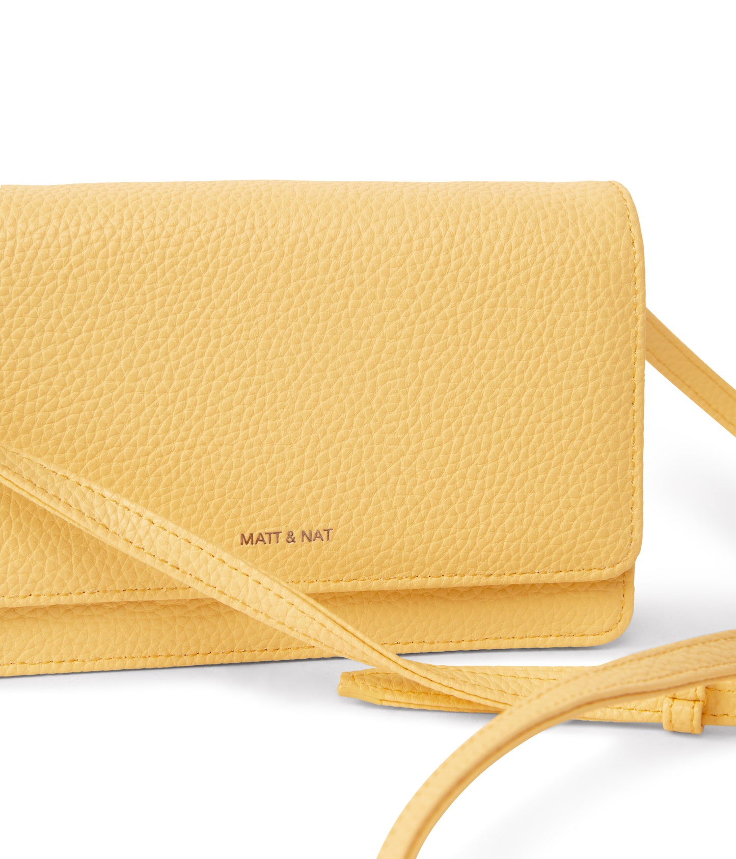 BEE Vegan Crossbody Bag - Purity | Color: Yellow - variant::zest