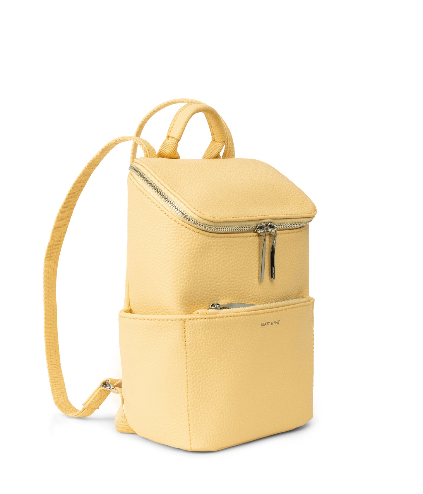 BRAVESM Small Vegan Backpack - Purity | Color: Yellow - variant::zest