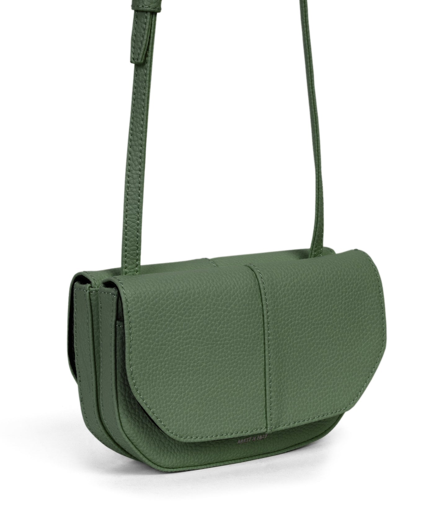 BUDA Vegan Crossbody Bag - Purity | Color: Green - variant::herb