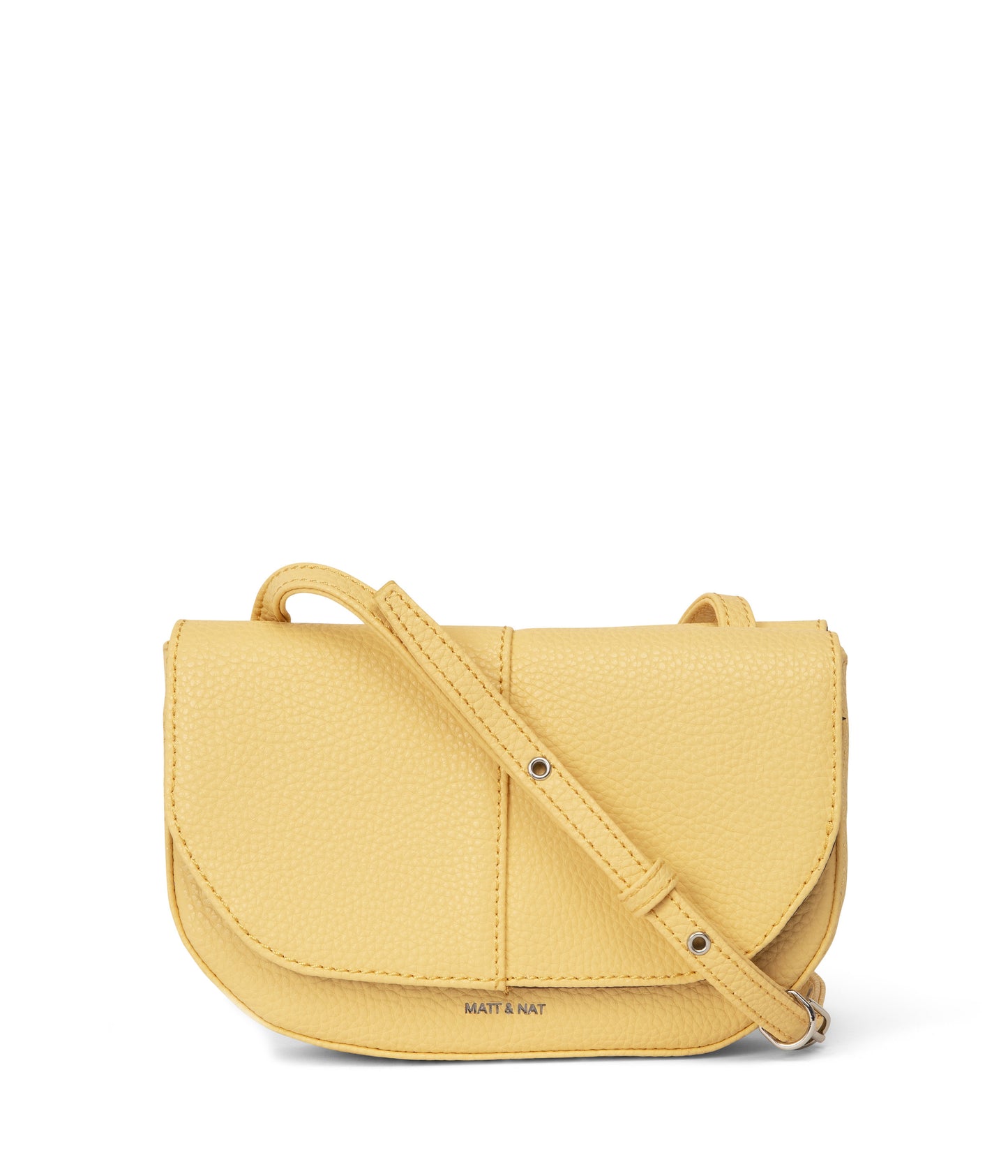 BUDA Vegan Crossbody Bag - Purity | Color: Yellow - variant::zest