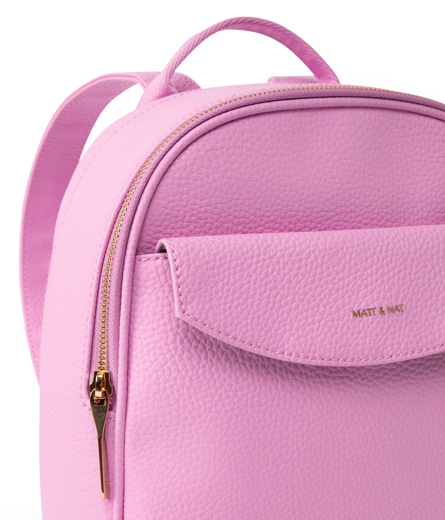 HARLEM Small Vegan Backpack - Purity | Color: Pink - variant::flora