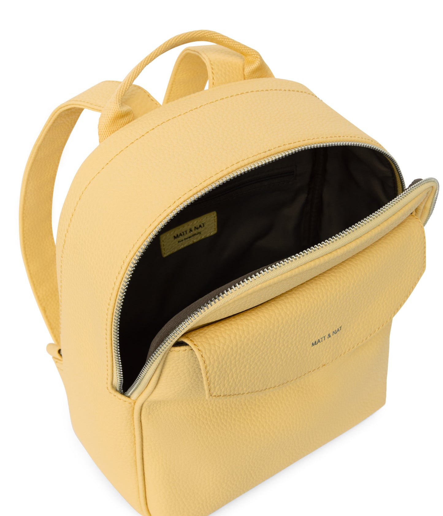 HARLEM Small Vegan Backpack - Purity | Color: Yellow - variant::zest