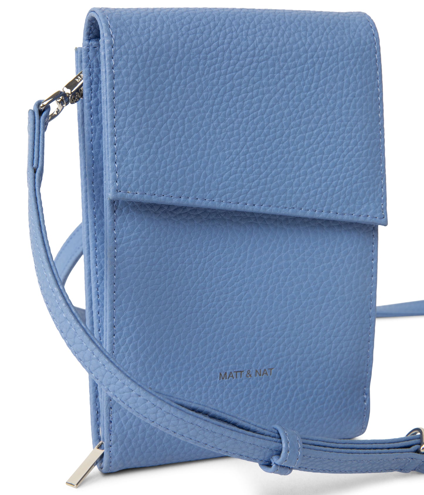 MET Vegan Crossbody Wallet - Purity | Color: Blue - variant::coast