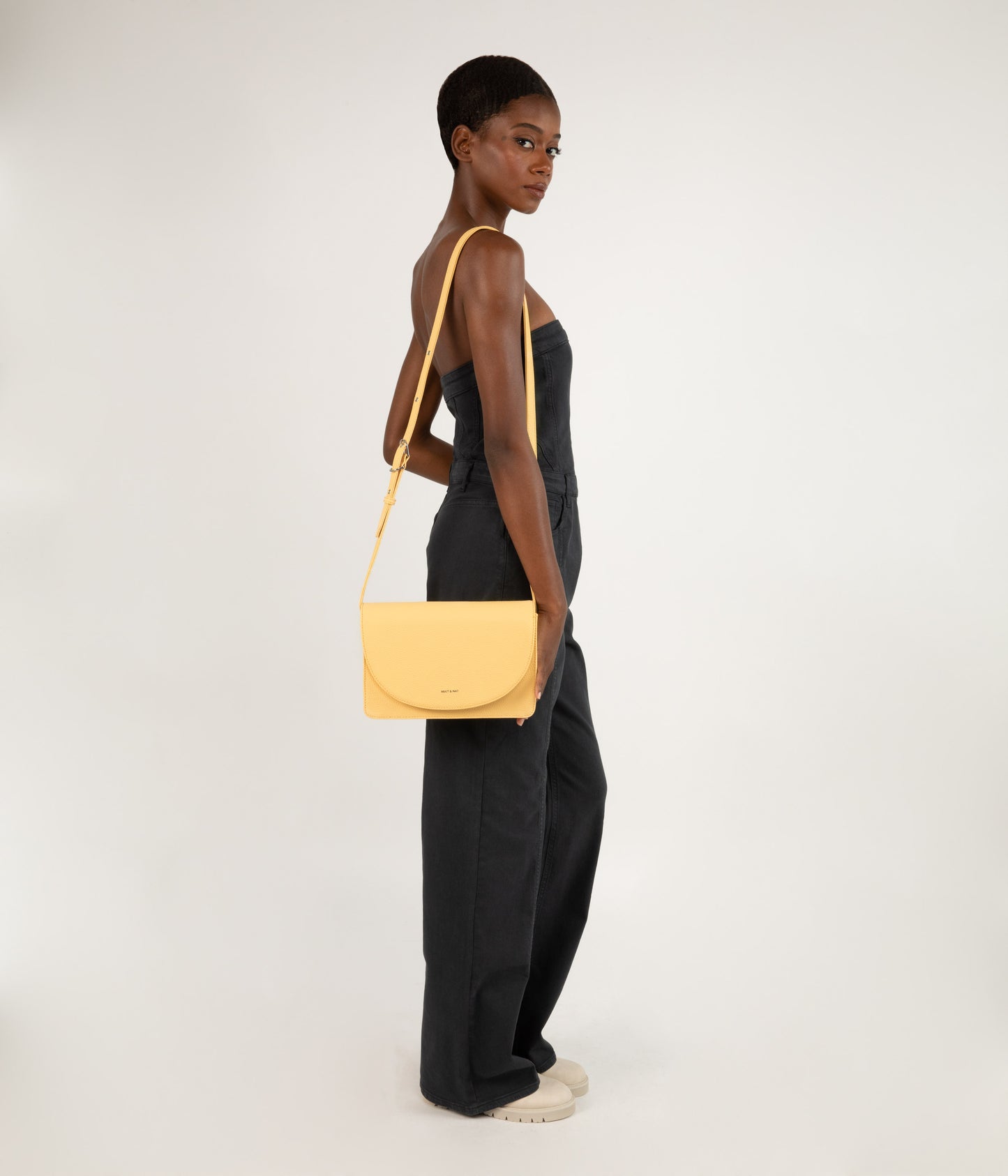 SOFI Vegan Crossbody Bag - Purity | Color: Yellow - variant::zest