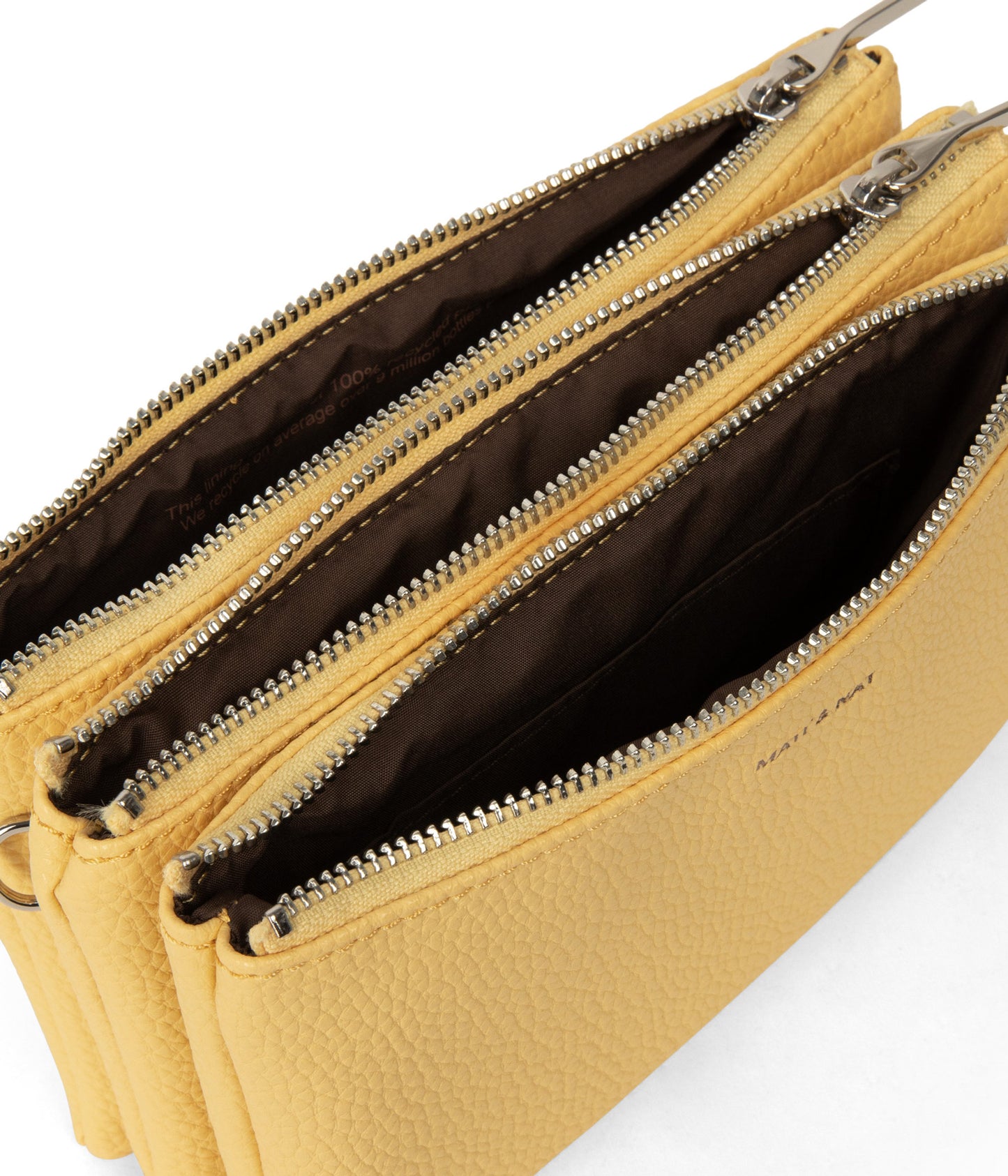 TRIPLET Vegan Crossbody Bag - Purity | Color: Yellow - variant::zest