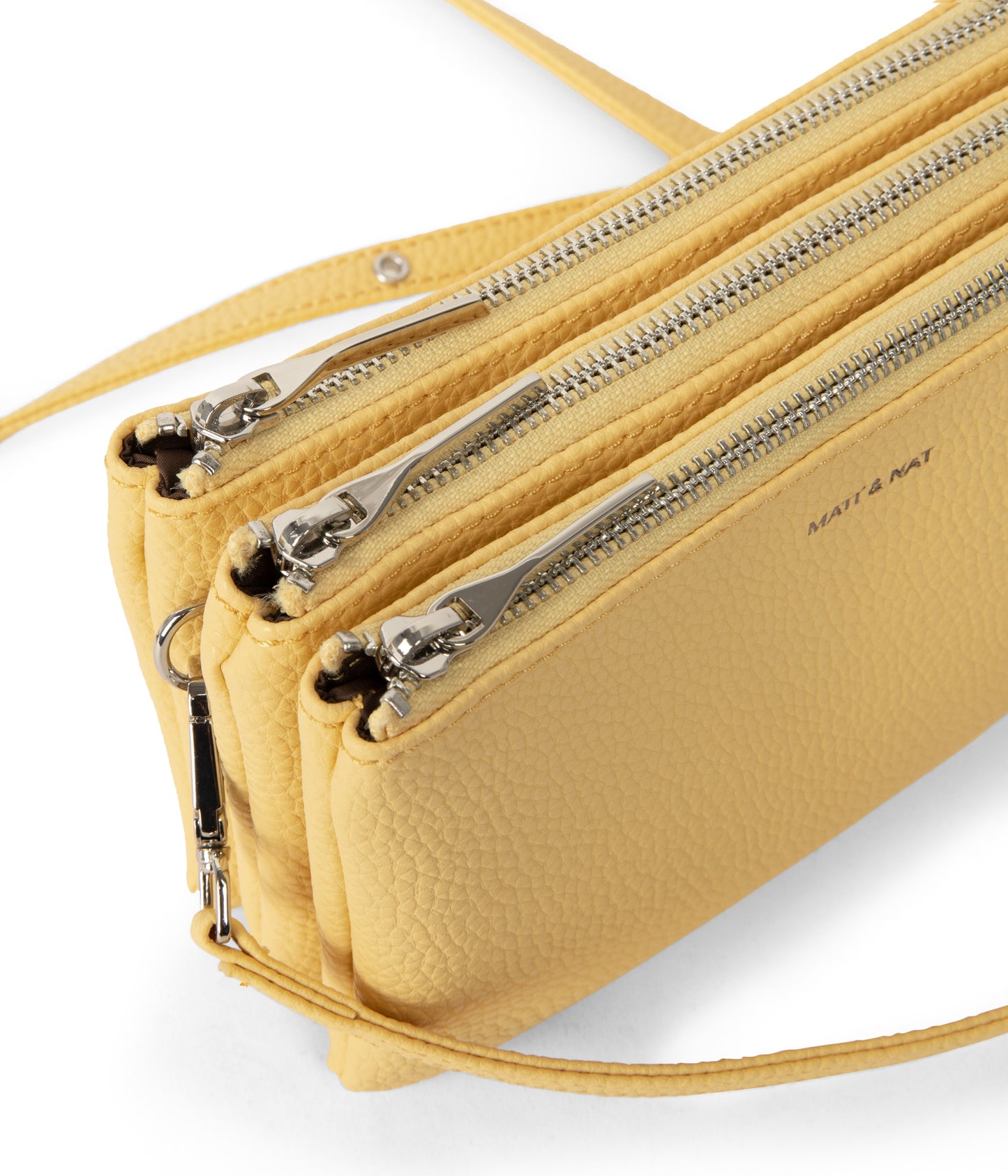 TRIPLET Vegan Crossbody Bag - Purity | Color: Yellow - variant::zest