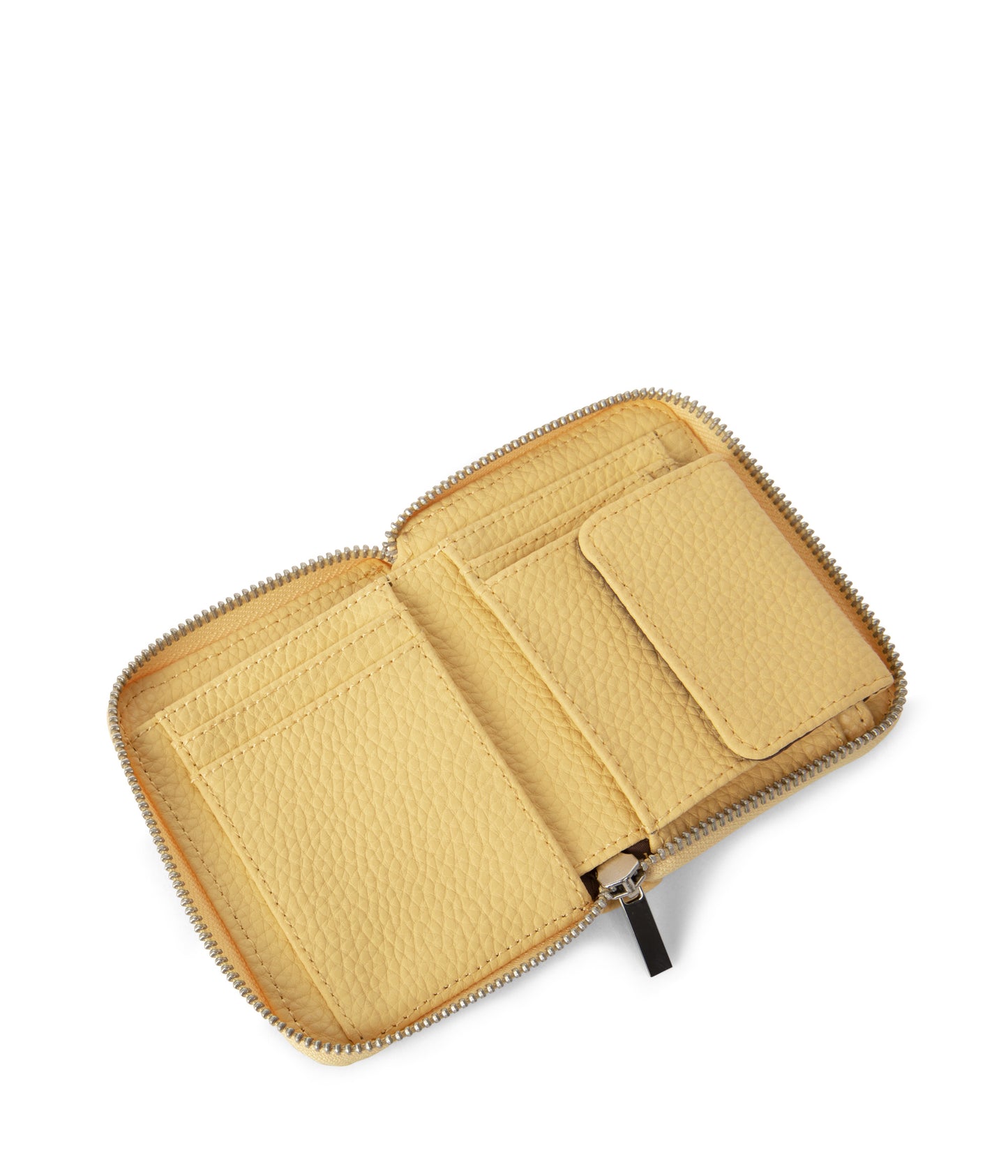 RUE Small Vegan Zip Wallet - Purity | Color: Yellow - variant::zest