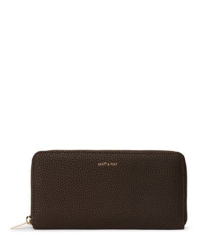 CENTRAL Vegan Wallet - Purity | Color: Brown - variant::truffle
