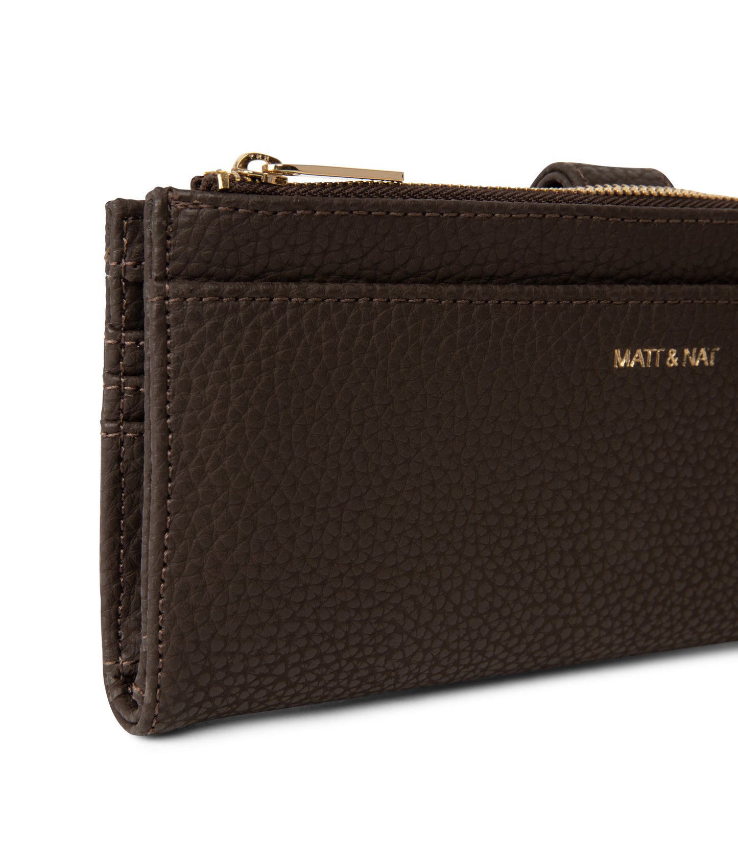 MOTIV Vegan Wallet - Purity | Color: Brown - variant::truffle