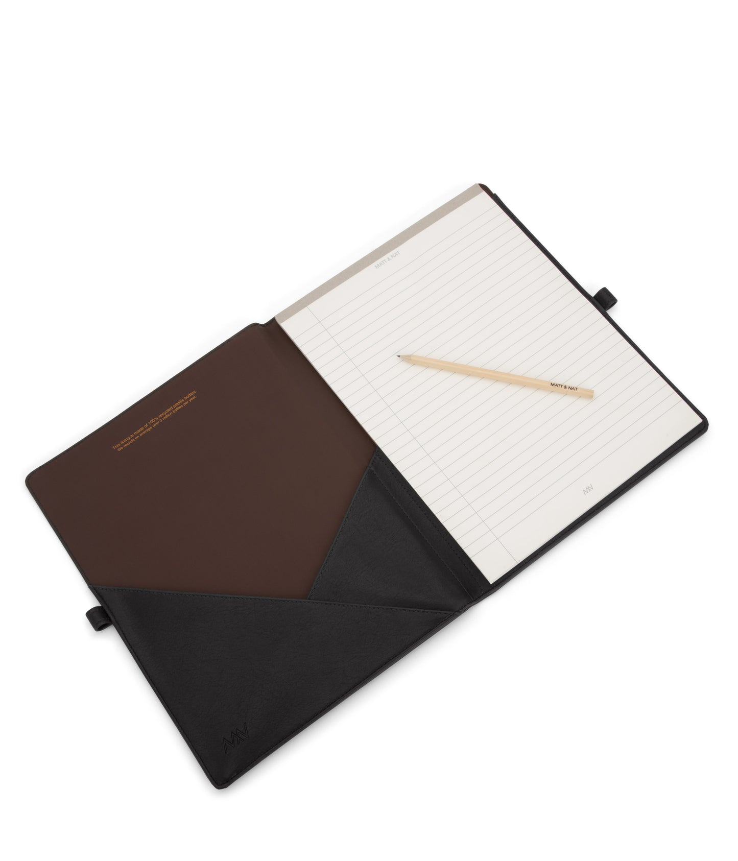 MAGISTRAL Vegan Notepad Cover - Vintage | Color: Black - variant::black