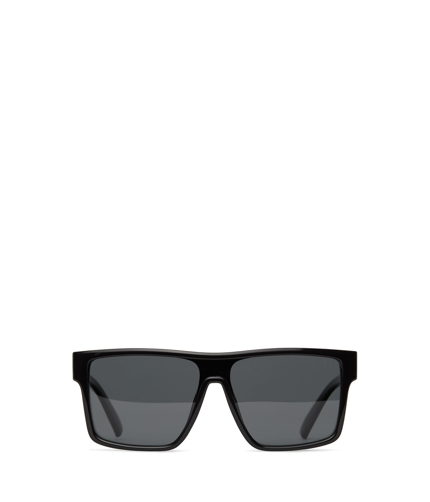 MAEVE Retro Squared Sunglasses | Color: Black - variant::black