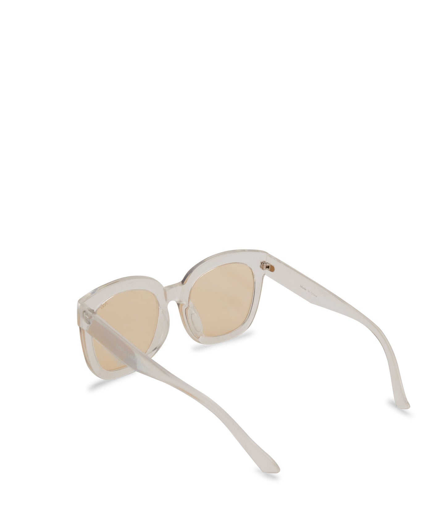 CHARLET Wayfarer Sunglasses | Color: Clear - variant::clear