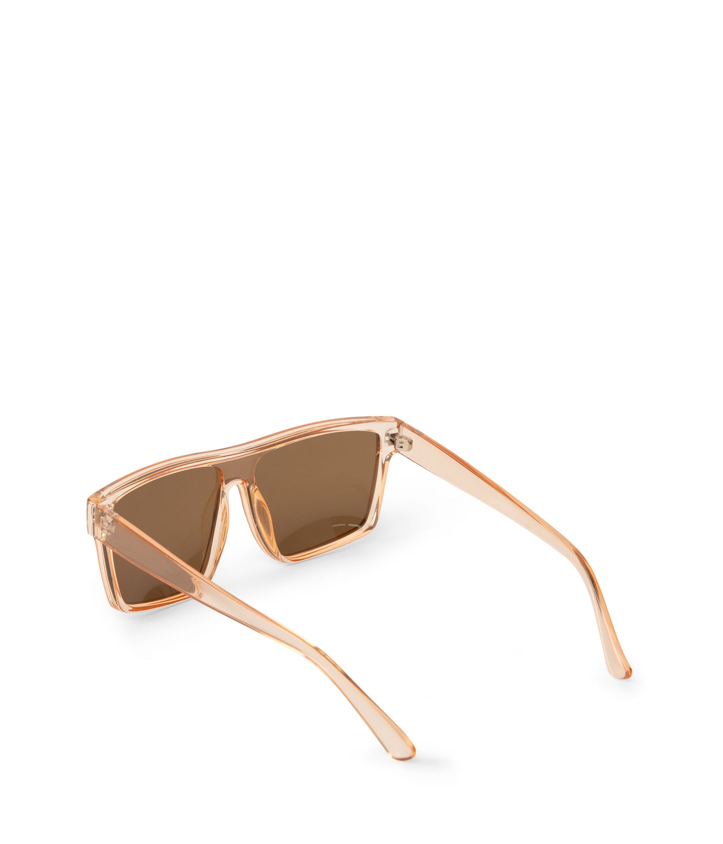 MAEVE Retro Squared Sunglasses | Color: White - variant::nude