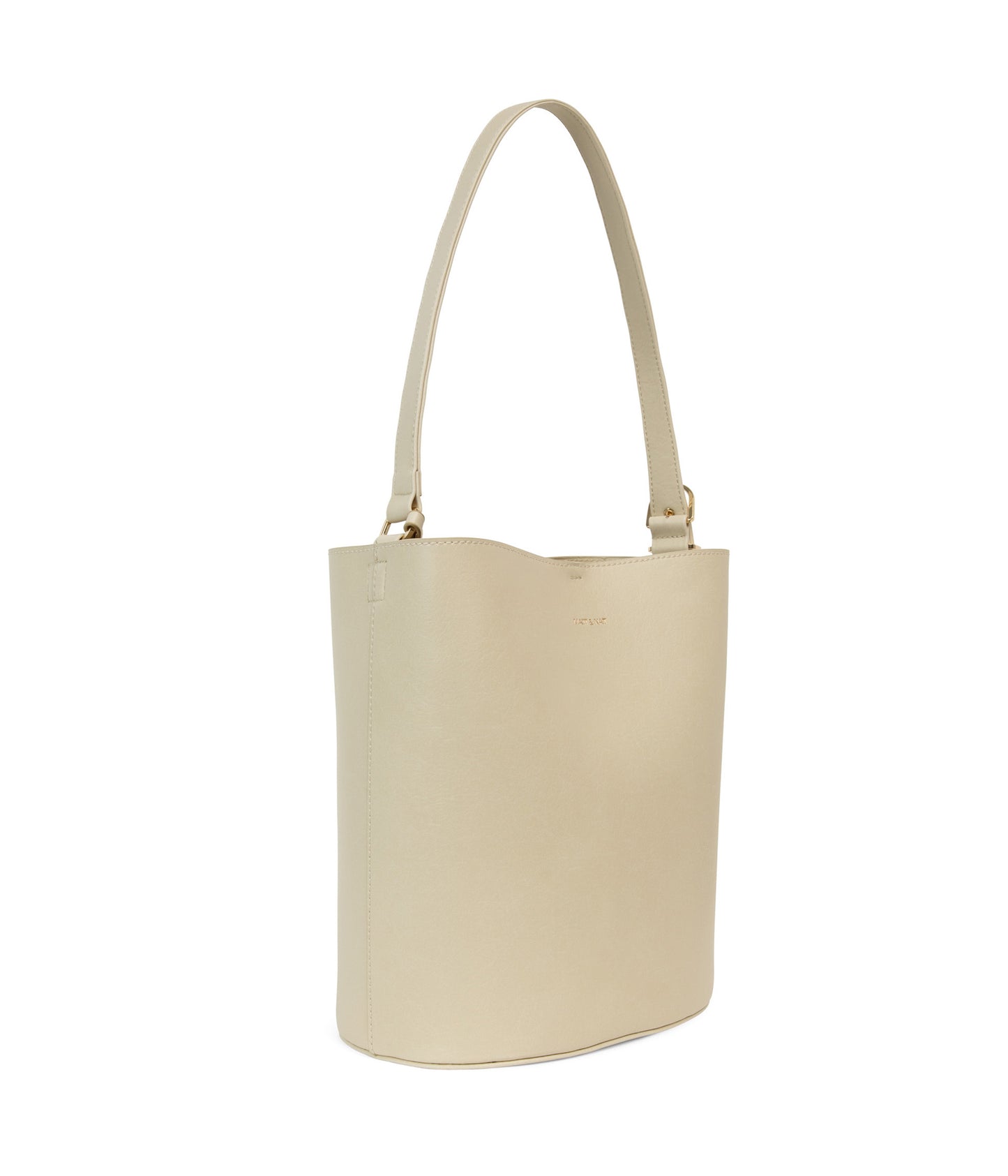 AZUR Vegan Bucket Bag - Vintage | Color: White - variant::vanilla