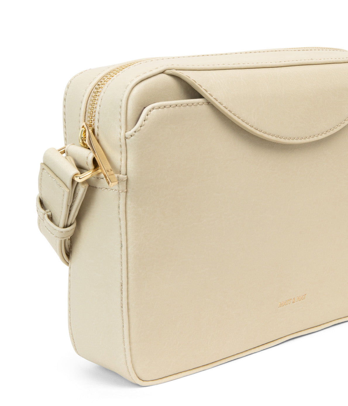 BRIDGE Vegan Crossbody Bag - Vintage | Color: White - variant::vanilla