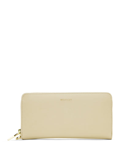 ELM Vegan Continental Wallet - Vintage | Color: White - variant::vanilla