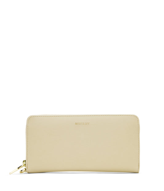 ELM Vegan Continental Wallet - Vintage | Color: White - variant::vanilla