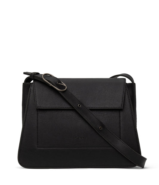 LEIA Vegan Shoulder Bag - Vintage | Color: Black - variant::black