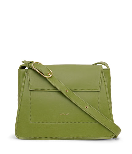 LEIA Vegan Shoulder Bag - Vintage | Color: Green - variant::frog