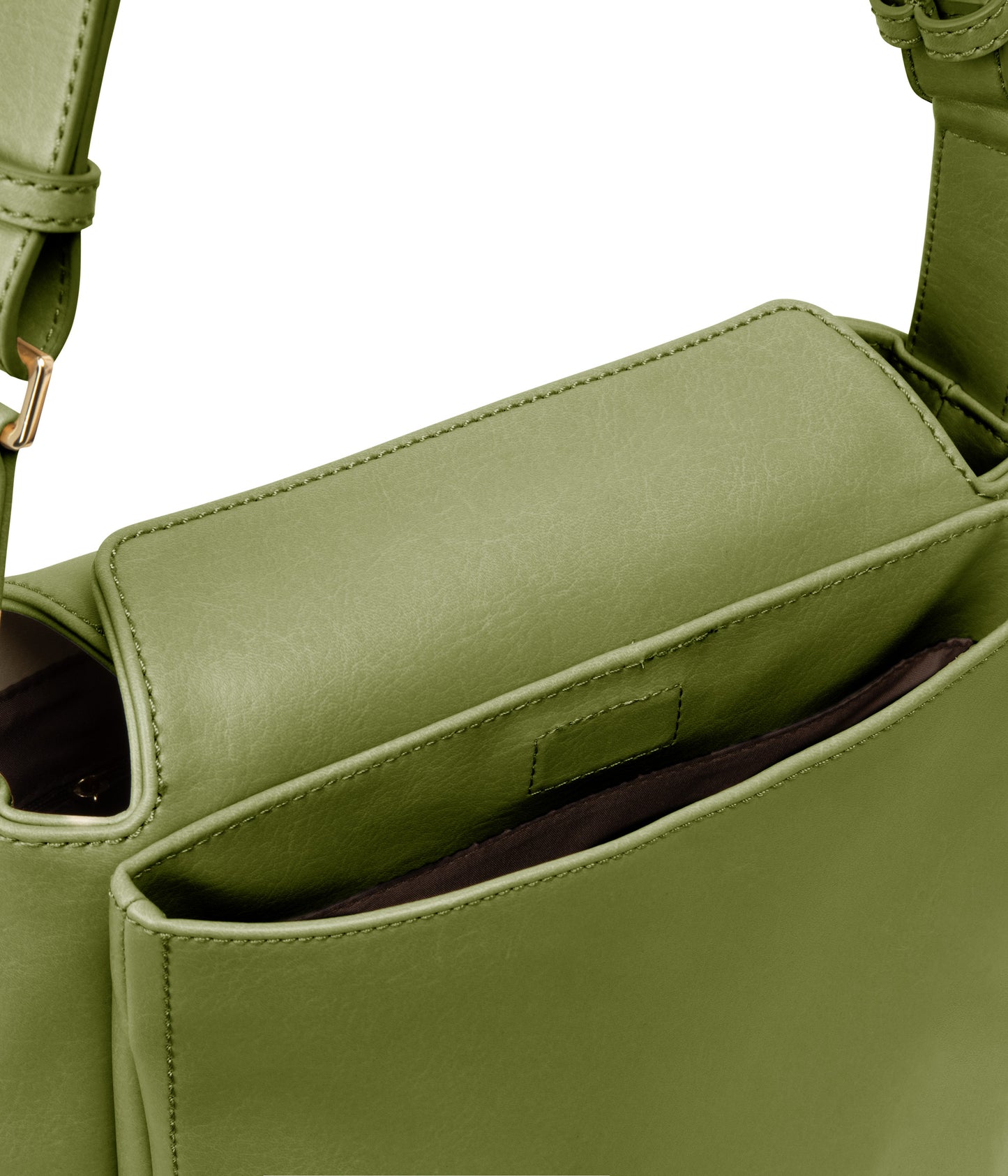 LORO Vegan Shoulder Bag - Vintage | Color: Green - variant::frog