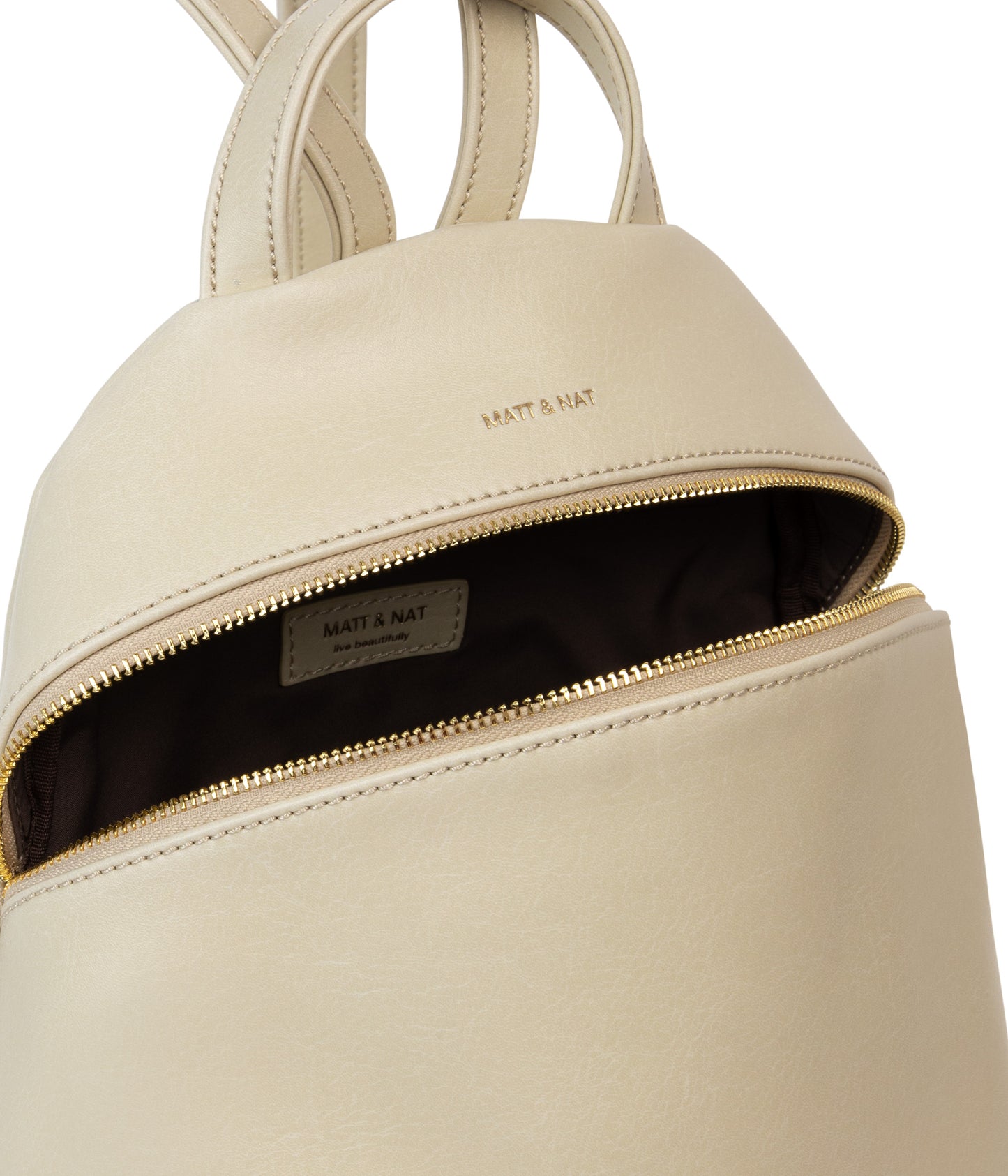 ARIES Vegan Backpack - Vintage | Color: White - variant::vanilla