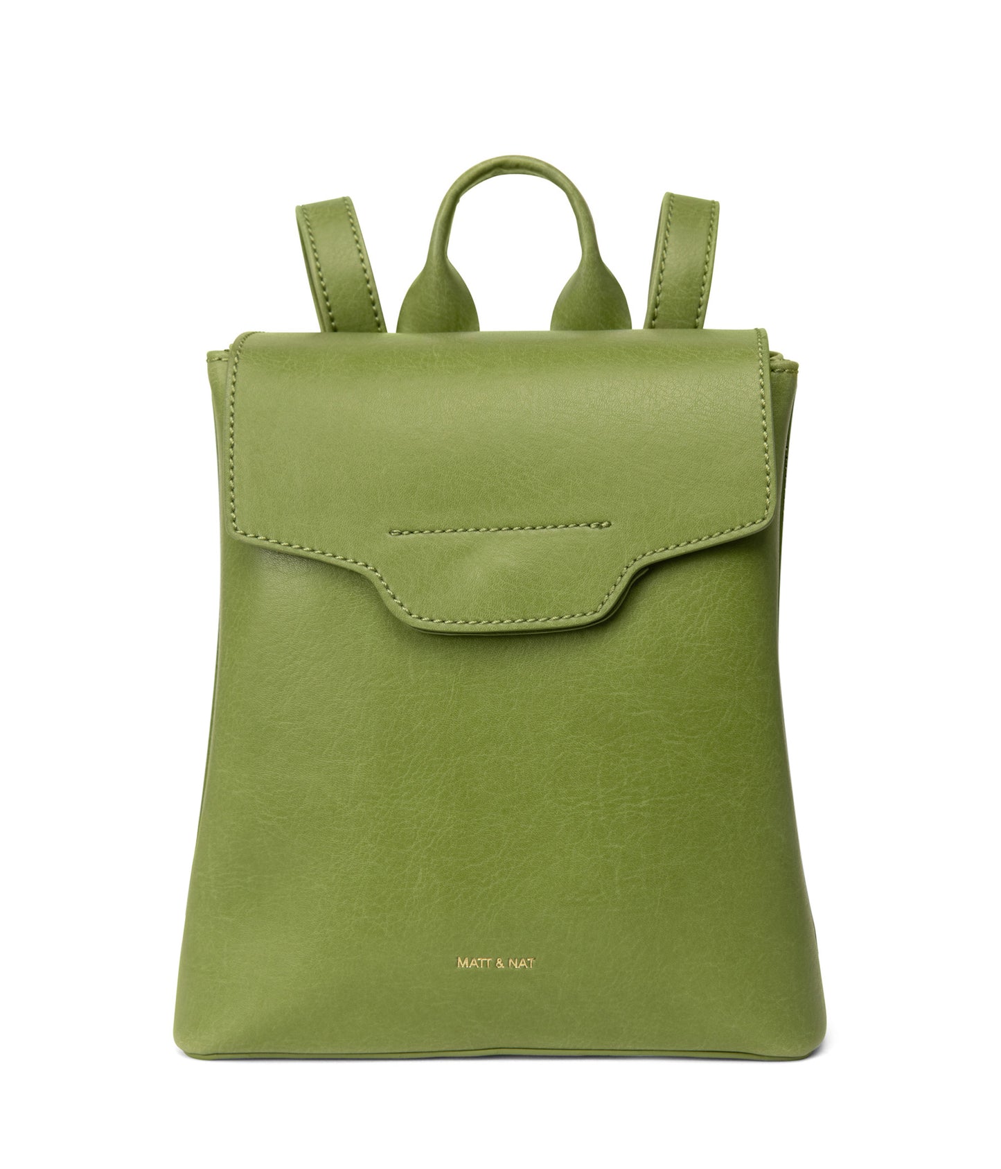 CHELLE Small Vegan Backpack - Vintage | Color: Green - variant::frog