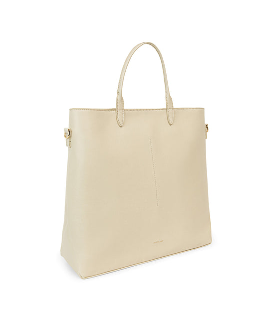 CURB Vegan Tote Bag - Vintage | Color: White - variant::vanilla