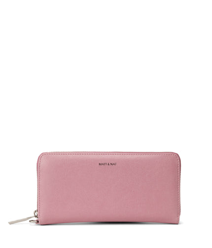 ELM Vegan Continental Wallet - Vintage | Color: Pink - variant::smoothie