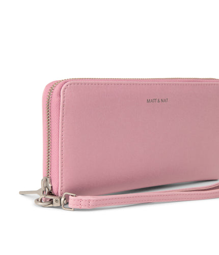 ELM Vegan Continental Wallet - Vintage | Color: Pink - variant::smoothie