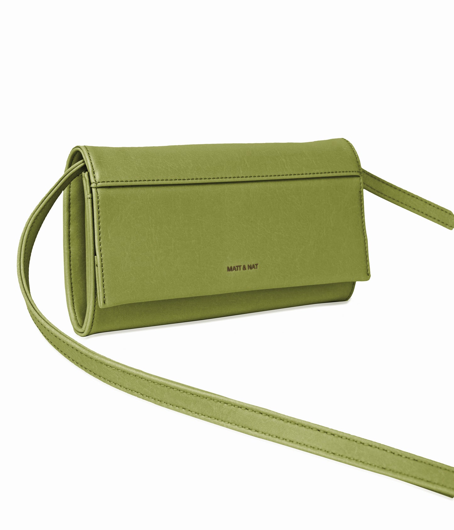 LETTE Vegan Wallet Crossbody Bag - Vintage | Color: Green - variant::frog