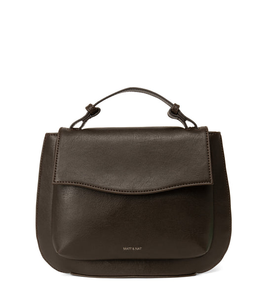 MINNIE Vegan Crossbody Bag - Vintage | Color: Brown - variant::espresso