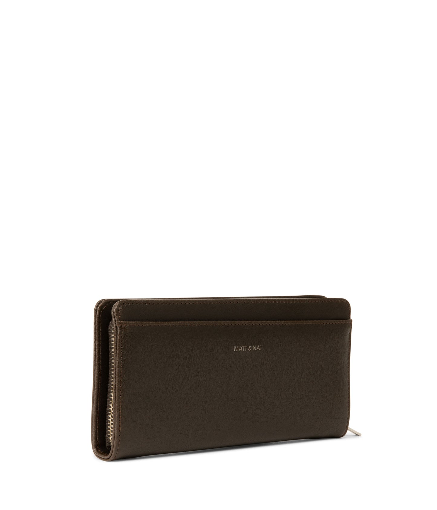 WEBBER Vegan Wallet - Vintage | Color: Brown - variant::espresso