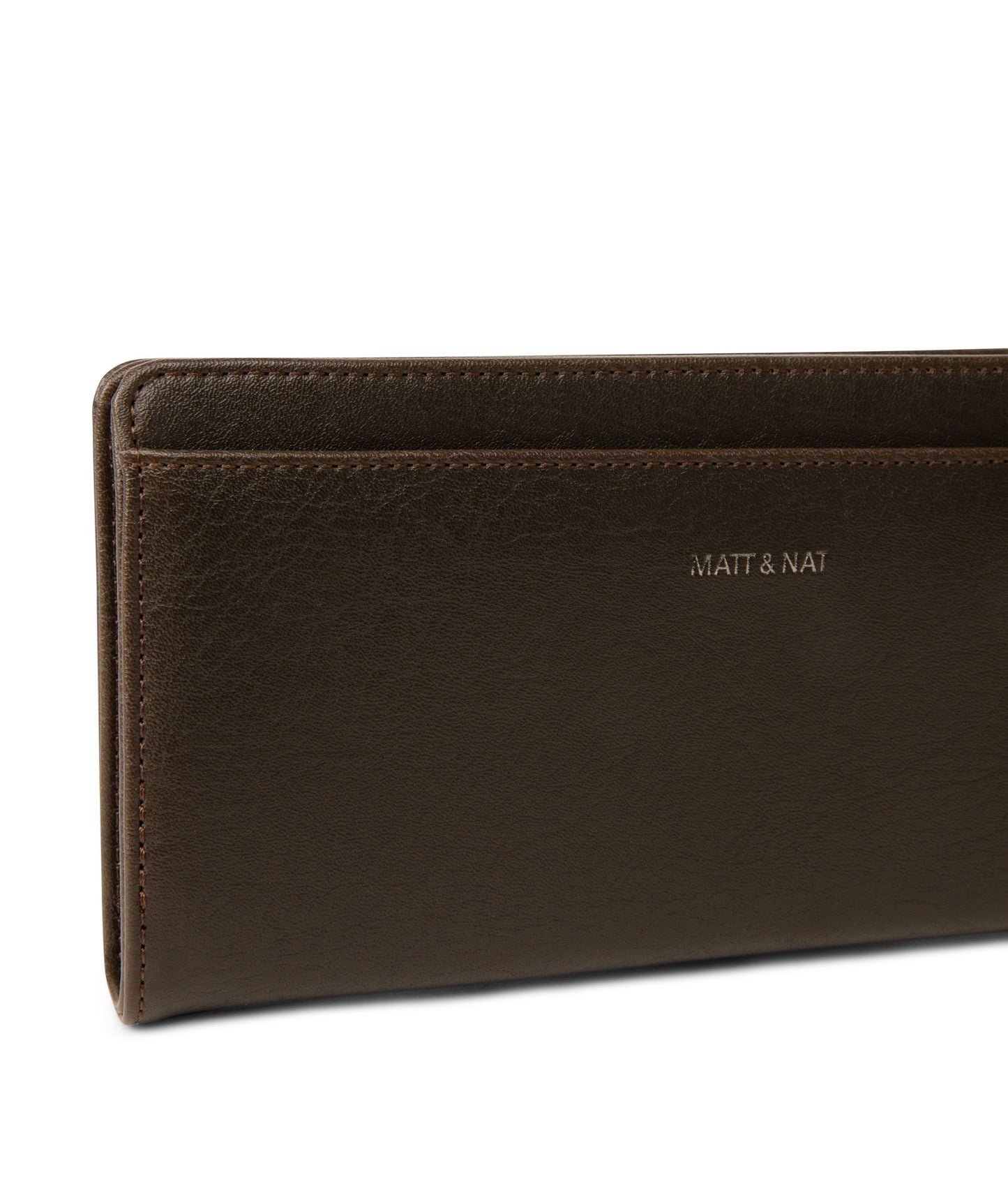 WEBBER Vegan Wallet - Vintage | Color: Brown - variant::espresso