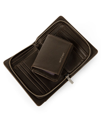 WEBBERSM Small Vegan Wallet - Vintage | Color: Brown - variant::espresso