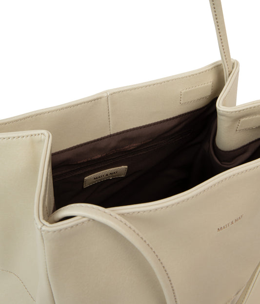 WILLASM Small Vegan Tote Bag - Vintage | Color: White - variant::vanilla