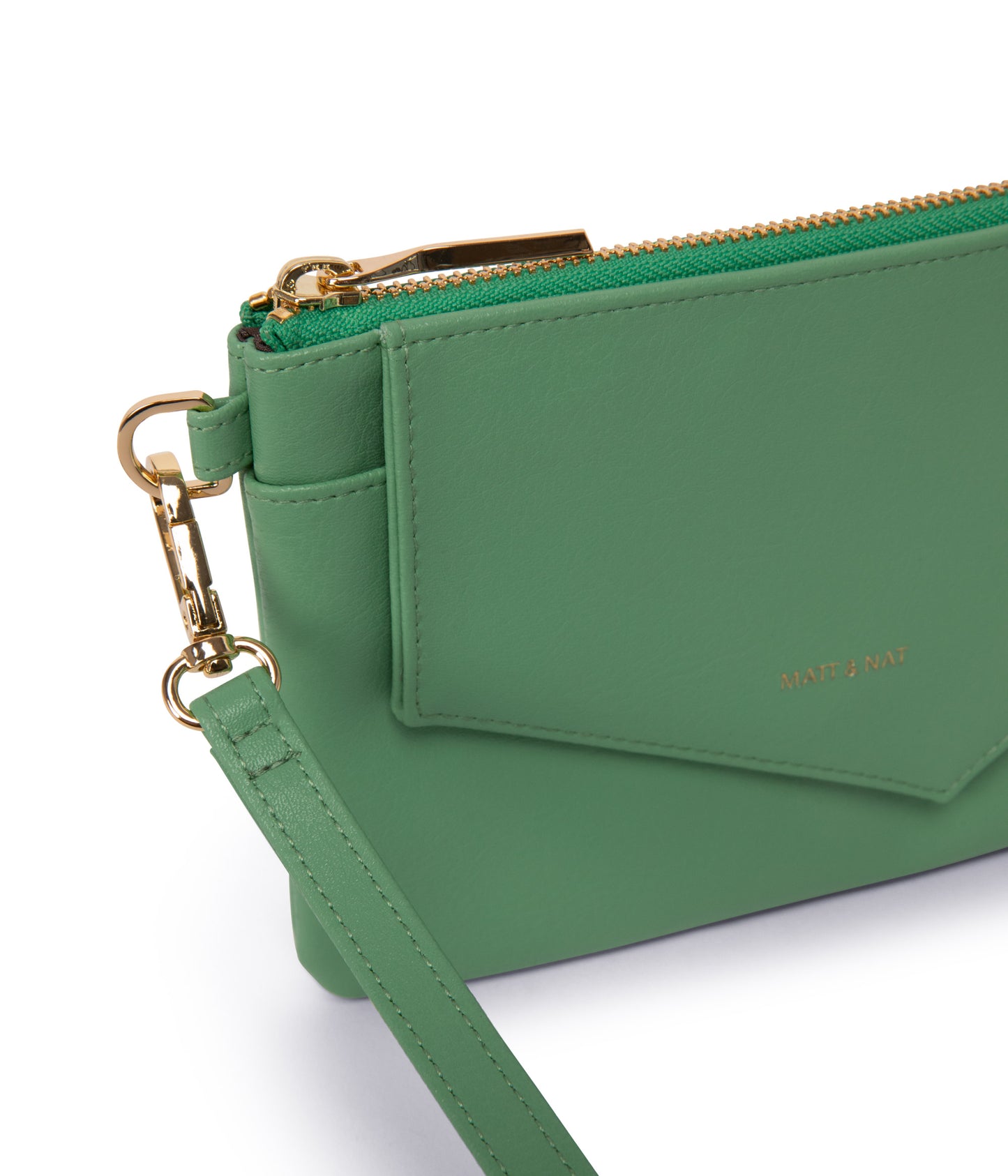 NIA Vegan Wristlet Wallet - Arbor | Color: Green - variant::pistachio