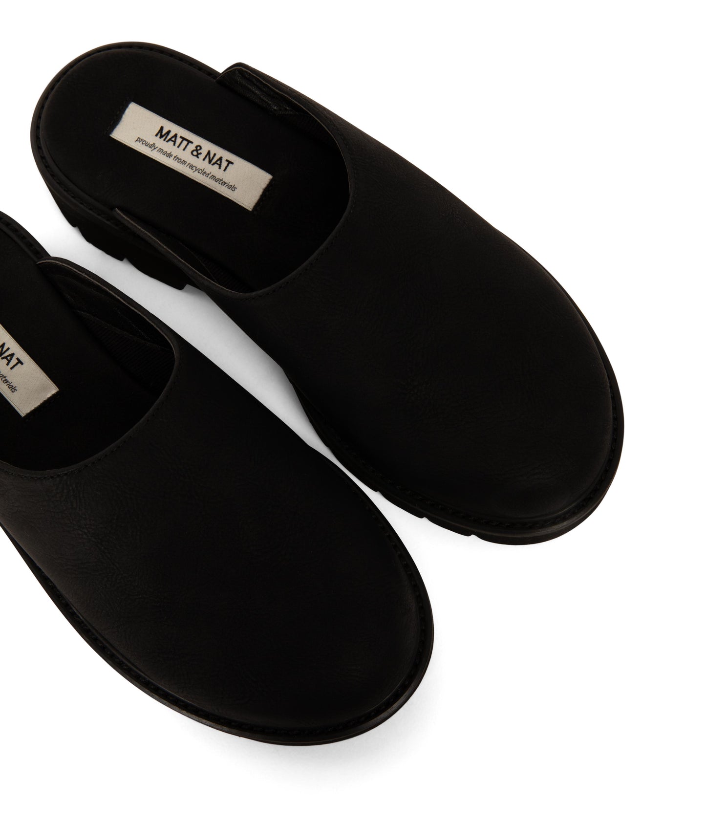 KIRA Women's Vegan Slip On Mules | Color: Black - variant::black