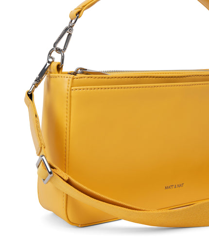 FENNE Vegan Convertible Crossbody Bag - Sol | Color: Yellow - variant::citrine
