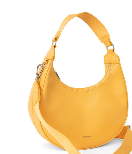 SERENA Vegan Hobo Bag - Sol | Color: Yellow - variant::citrine