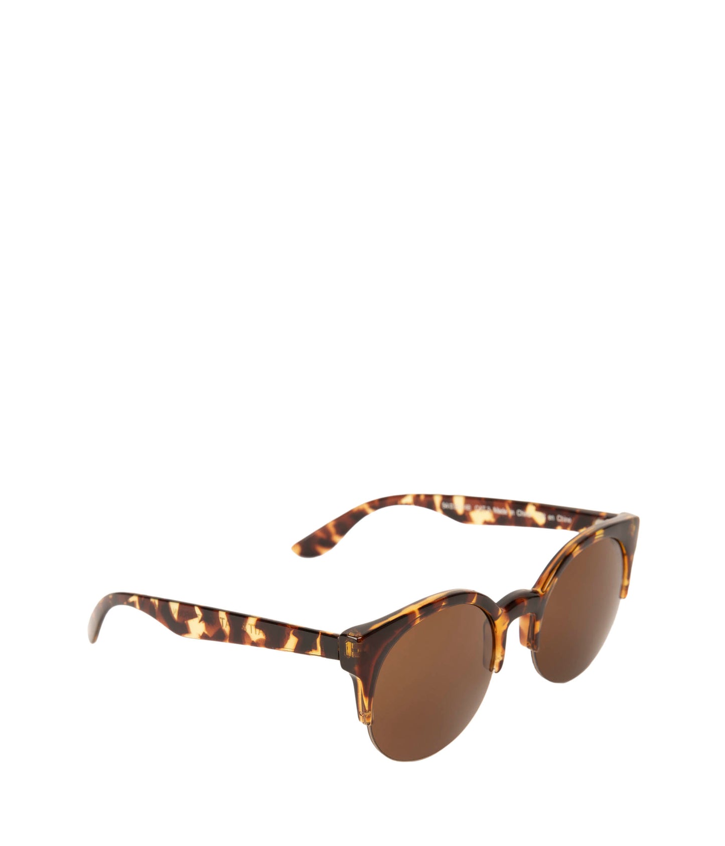 OVERT Clubmaster Sunglasses | Color: Brown - variant::clearbro