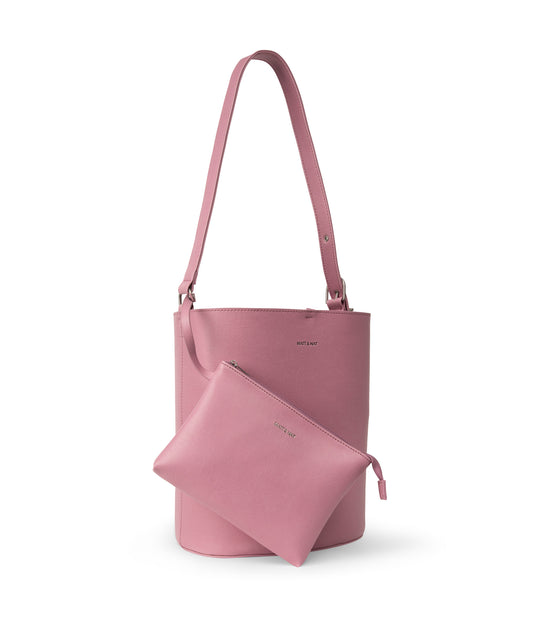 AZUR Vegan Bucket Bag - Vintage | Color: Pink - variant::smoothie