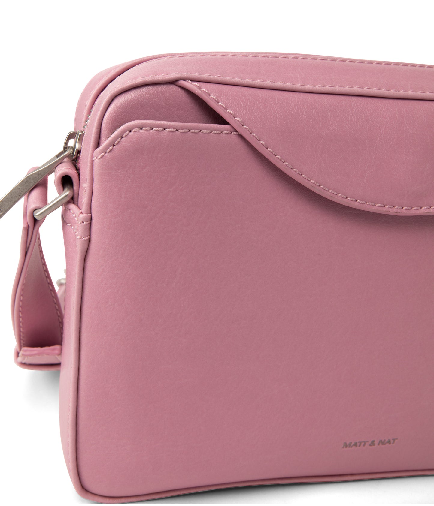 BRIDGE Vegan Crossbody Bag - Vintage | Color: Pink - variant::smoothie