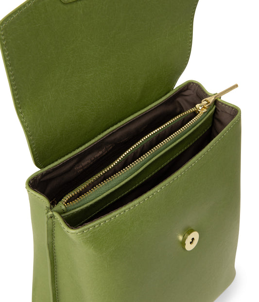 CHELLE Small Vegan Backpack - Vintage | Color: Green - variant::frog